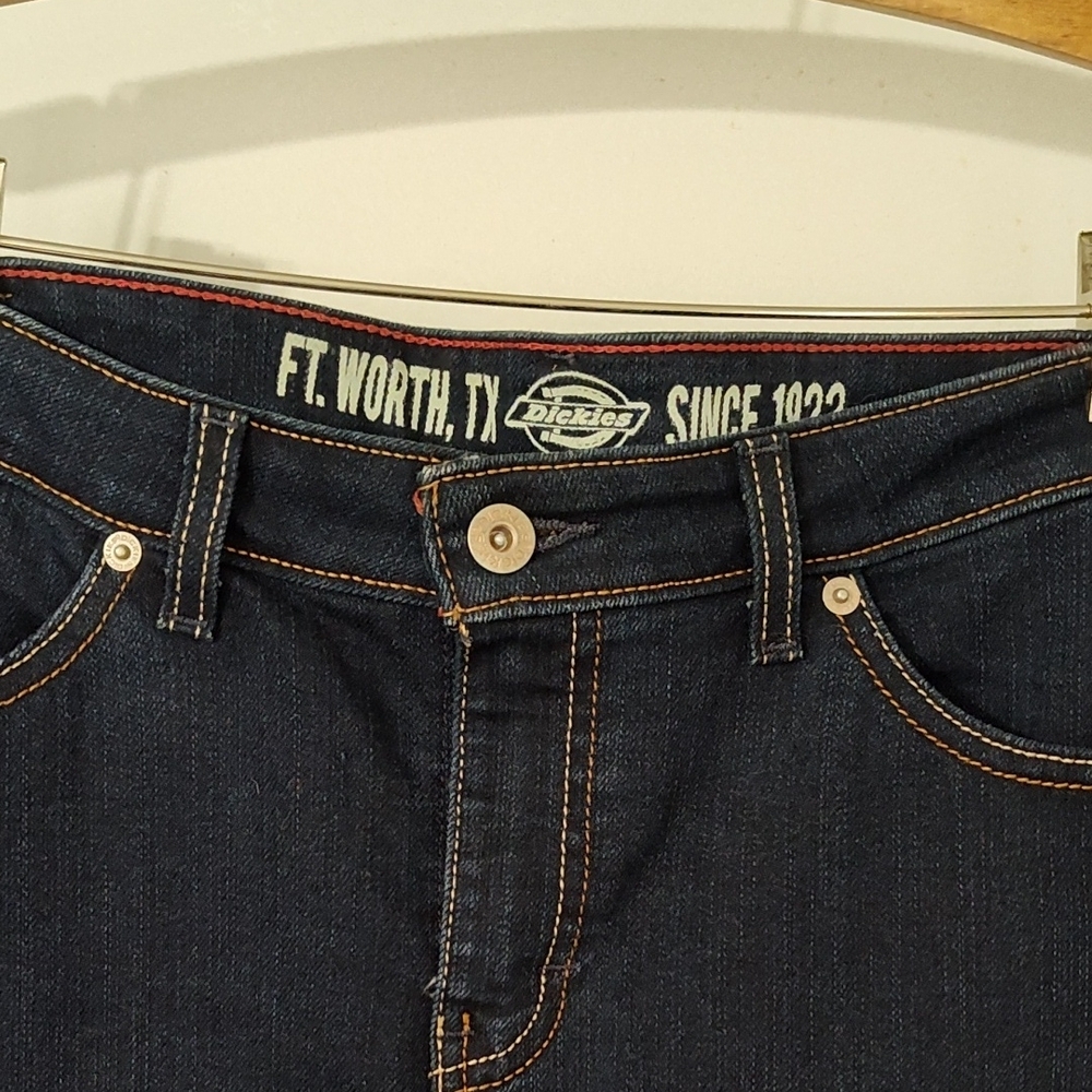 Dickies Dark Wash Denim Skirt